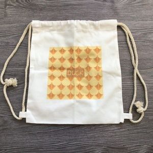 Adorable Canvas Drawstring Backpack